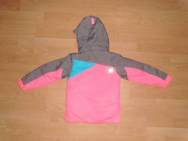 Ski- / Schneejacke von Snoxx, grau-pink, Gr. 116