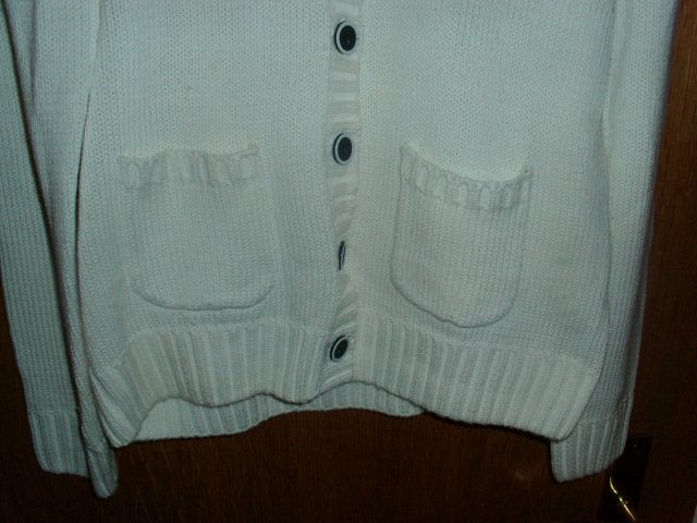 Strickjacke von Cecilia Classics, weiß, Gr. 44/46