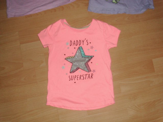 3 T-Shirts, mit Motiven, Gr. 122 /128