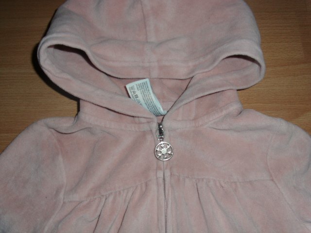 Nickijacke von Palomino, hellrosa mit Kapuze, Gr, 116 