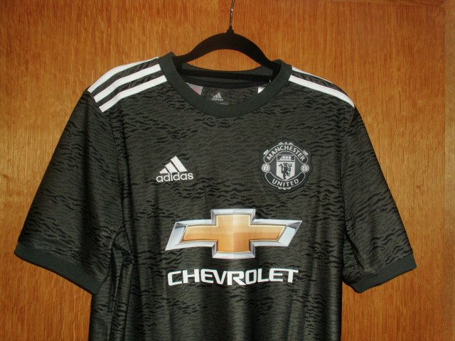Trikot von Adidas, Manchester United, grau-schwarz, Gr. 176
