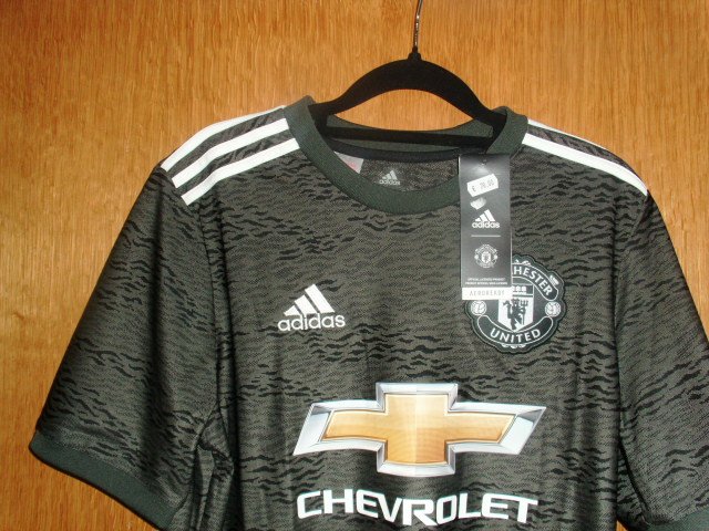 Trikot von Adidas, Manchester United, grau-schwarz, Gr. 176