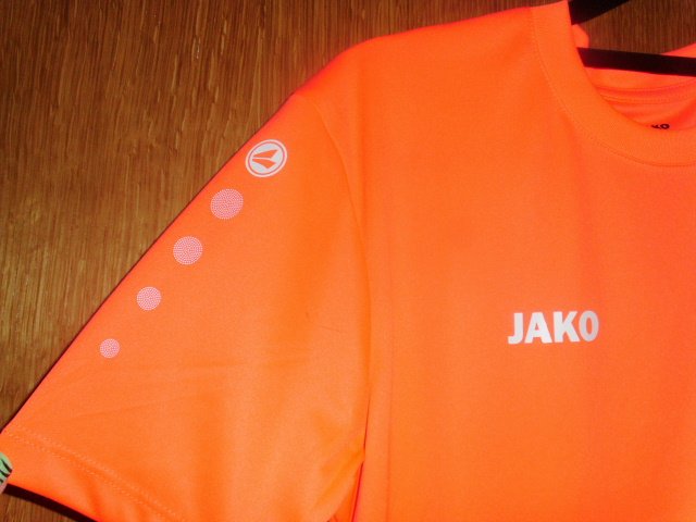 Trainingsshirt von Jako, neonorange, Gr. 164