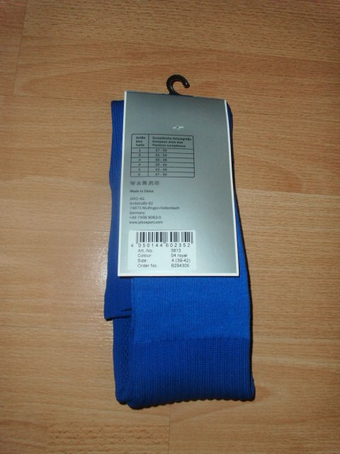 Stutzenstrümpfe von Jako, blau, Gr. 39-42 OVP