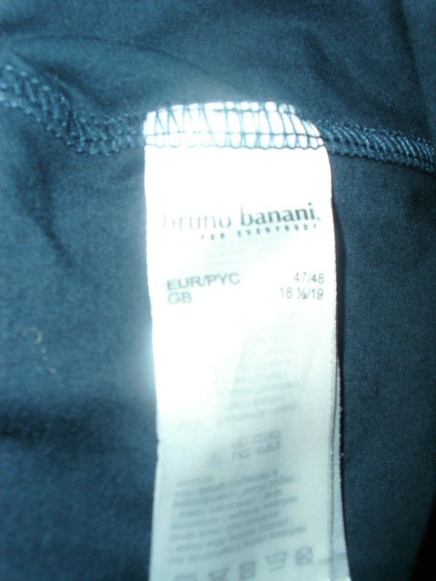 Hemd von Bruno Banani, dunkelblau, Gr. XXXL ( 47/48) mit Etikett