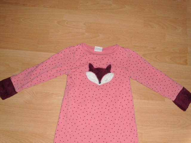 Sweatkleid von Topolino, rosa mit Motiv, Gr. 128