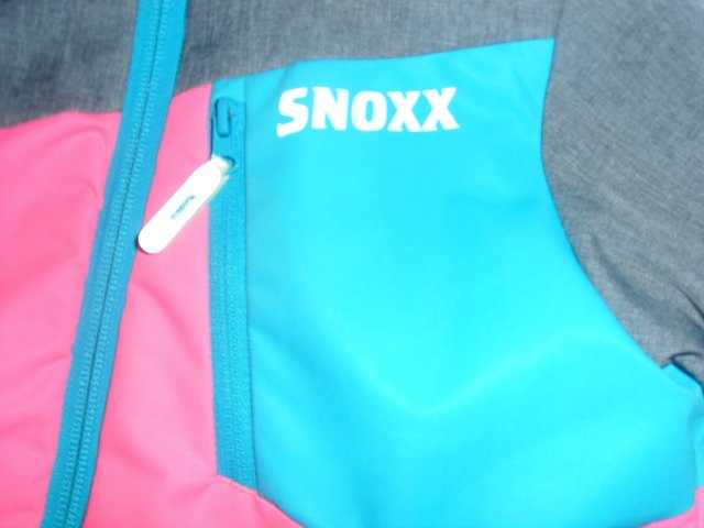 Ski- / Schneejacke von Snoxx, grau-pink, Gr. 116