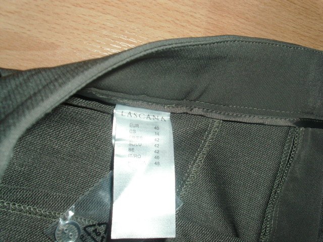 7/8 Hose von Lascana, grau, Gr. 38/40 mit Etikett