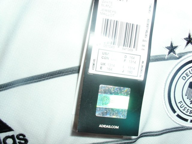 DFB Trikot von Adidas, weiß, Gr. 164