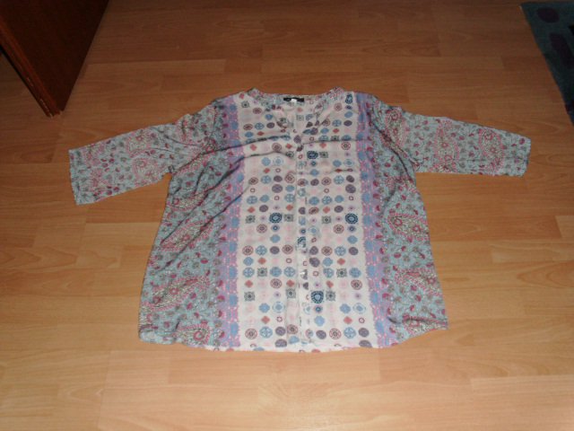 Bluse von Michelen, mit Muster, Gr. 50