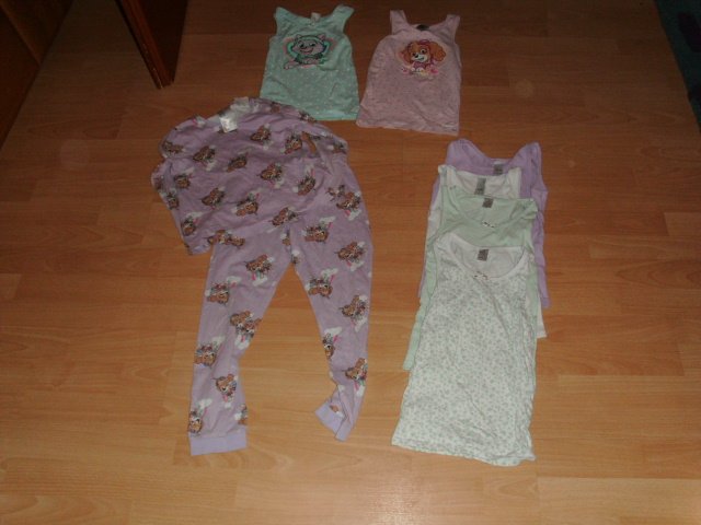 7 tlg. Wäschepaket für Mädchen, Gr. 122/128