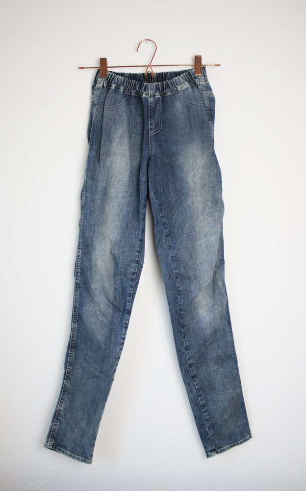Hellblaue Treggings