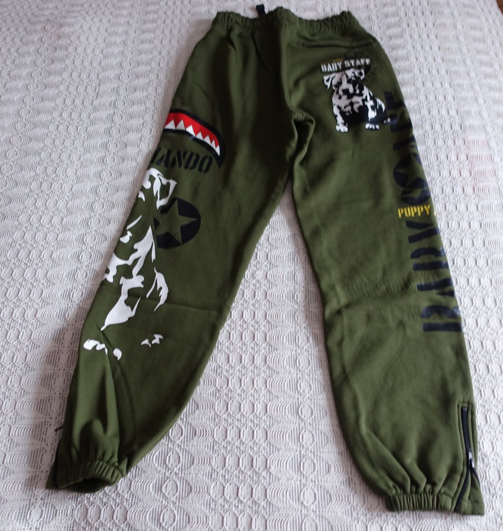 Babystaff - Jogginghose, Gr. M, oliv