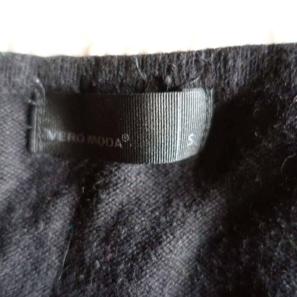 Pullover, Longpullover, Strickpullover, Gr. S bzw. ca. Gr. 36, Vero Moda, schwarz