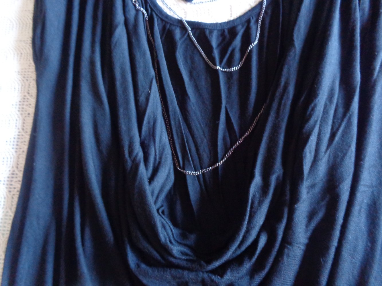 Vintage - Shirt, Top, Party-Top, Gr. S bzw. ca. Gr. 36, schwarz, Only