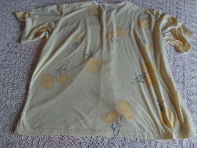 #Pyjama, Schlafanzug, Damen, kurz, Gr. XXL, gelb