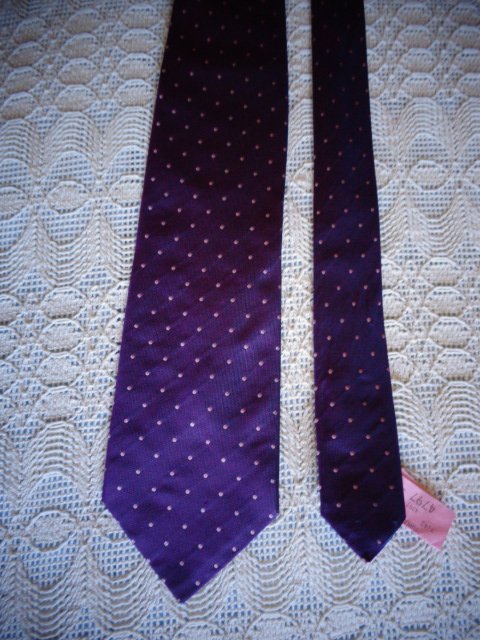 #Vintage - Krawatte Seidenkrawatte, lila, 10,00 Euro