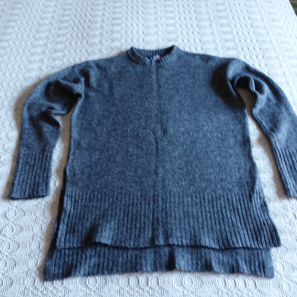 Pullover, Strickpullover, Gr. XS bzw. ca. Gr. 34, Oversize, H&M, grau