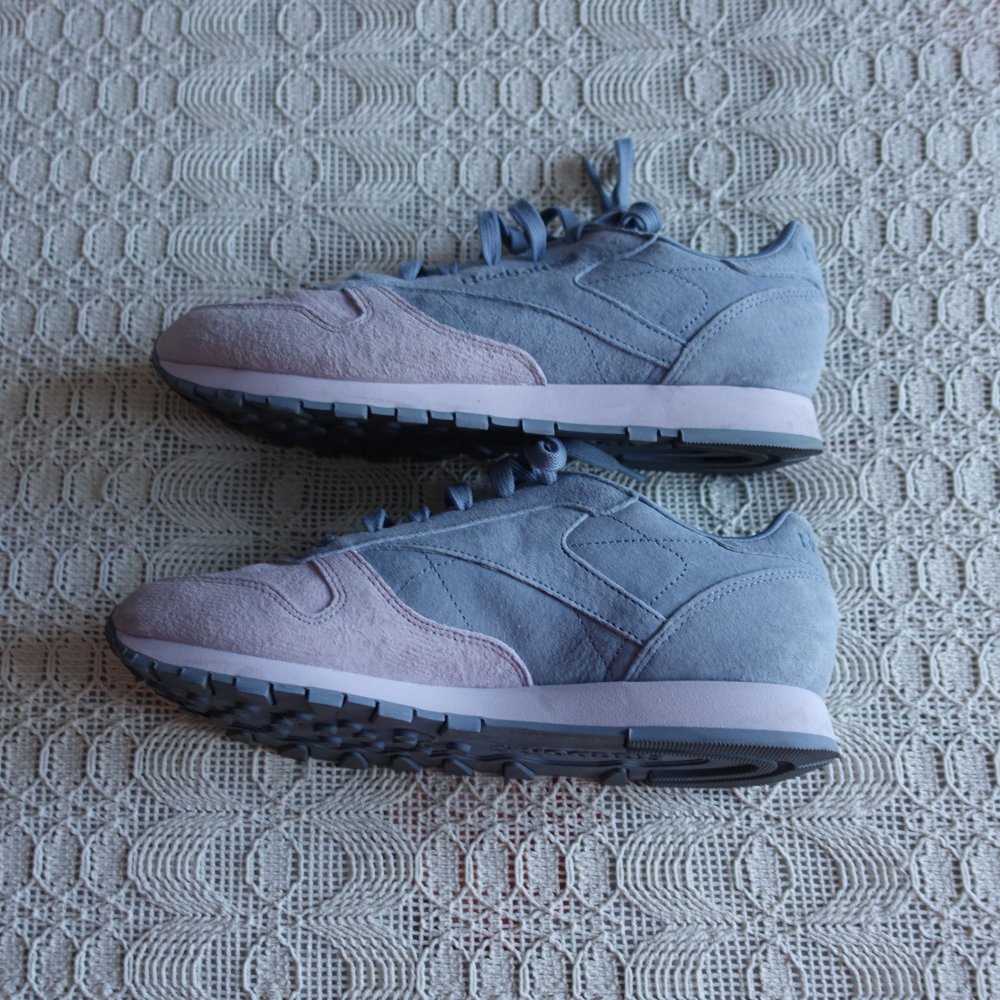 Sneaker Reebok Classic CL Leather NBK, Gr. 39, quartz/rain cloud