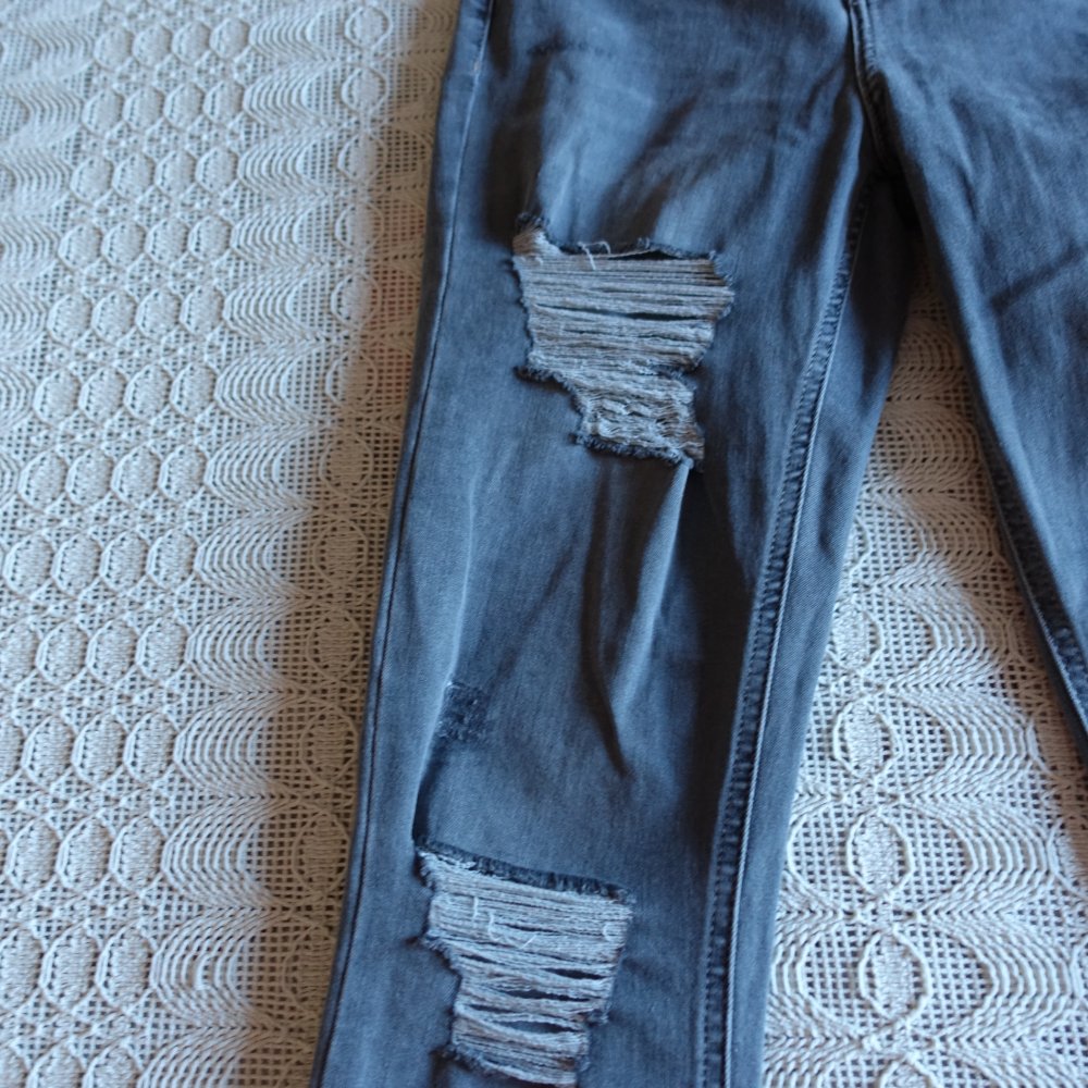 Jeans, Hose, Top Shop. W 28/32, ca. Gr. 36 ??, Top Shop, grau