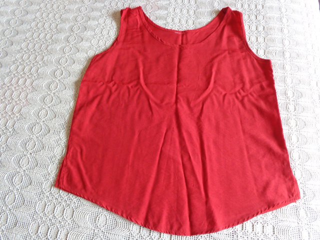 Vintage - Top, Turnhemdstil, Gr. 36 bzw. ca. Gr. S, rot