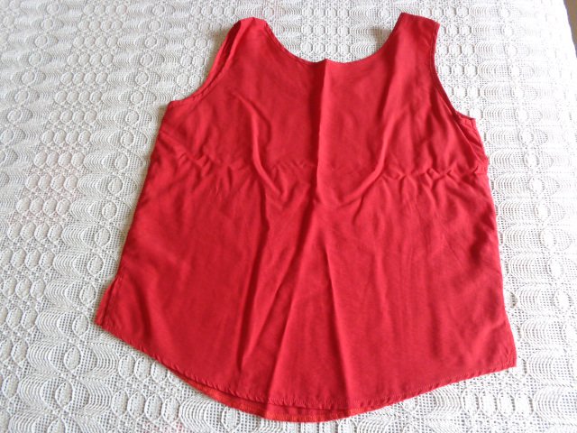 Vintage - Top, Turnhemdstil, Gr. 36 bzw. ca. Gr. S, rot
