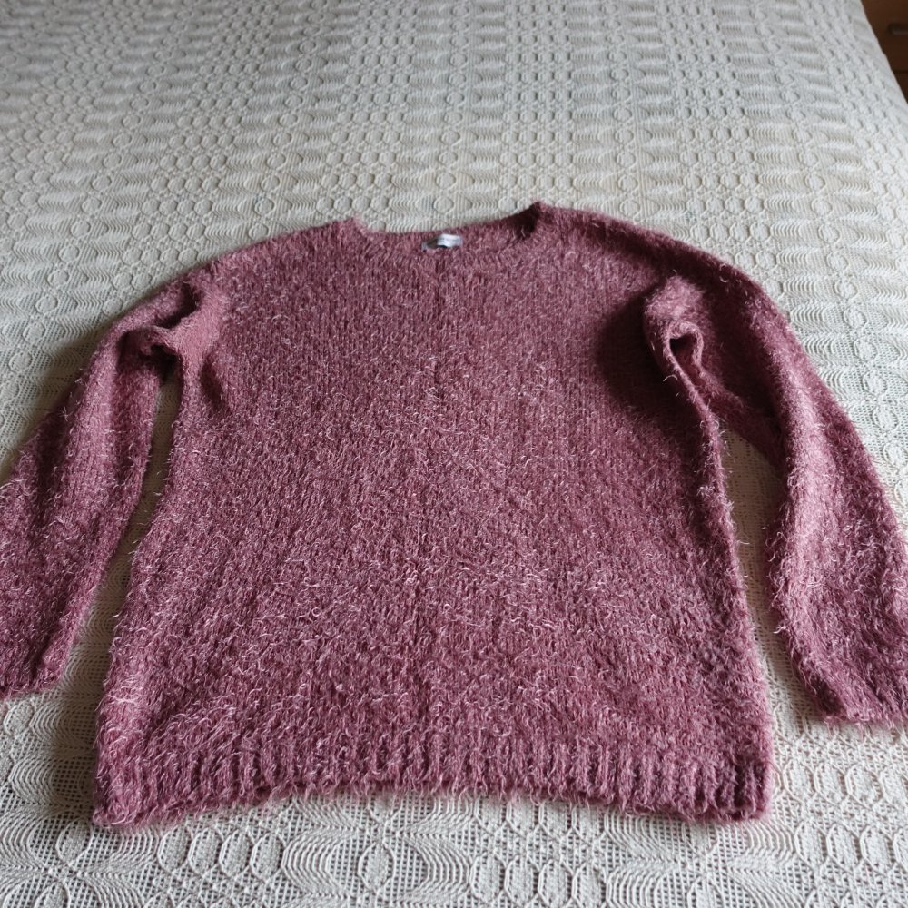 Pullover, Strickpullover, Gr. XS bzw. ca. Gr. 34, altrosa