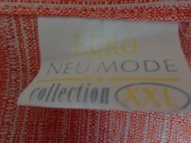 #Bluse 3/4-Arm-Bluse Blusenjacke Leinenbluse gestreift Gr. XL bzw. ca. Gr. 50