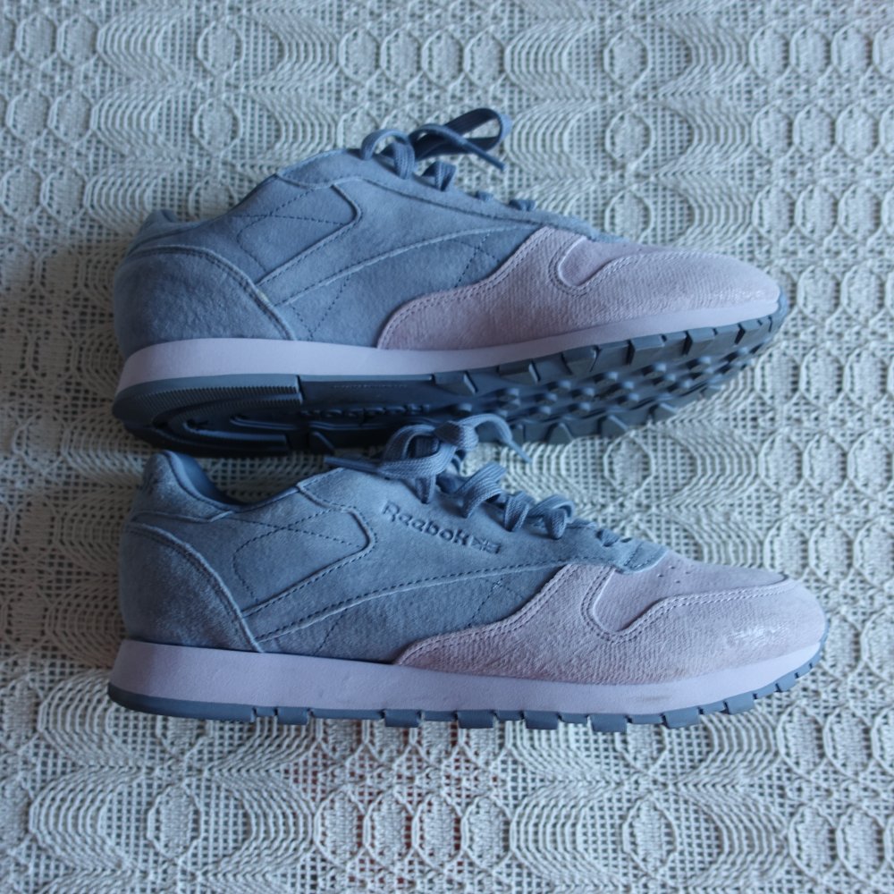 Sneaker Reebok Classic CL Leather NBK, Gr. 39, quartz/rain cloud