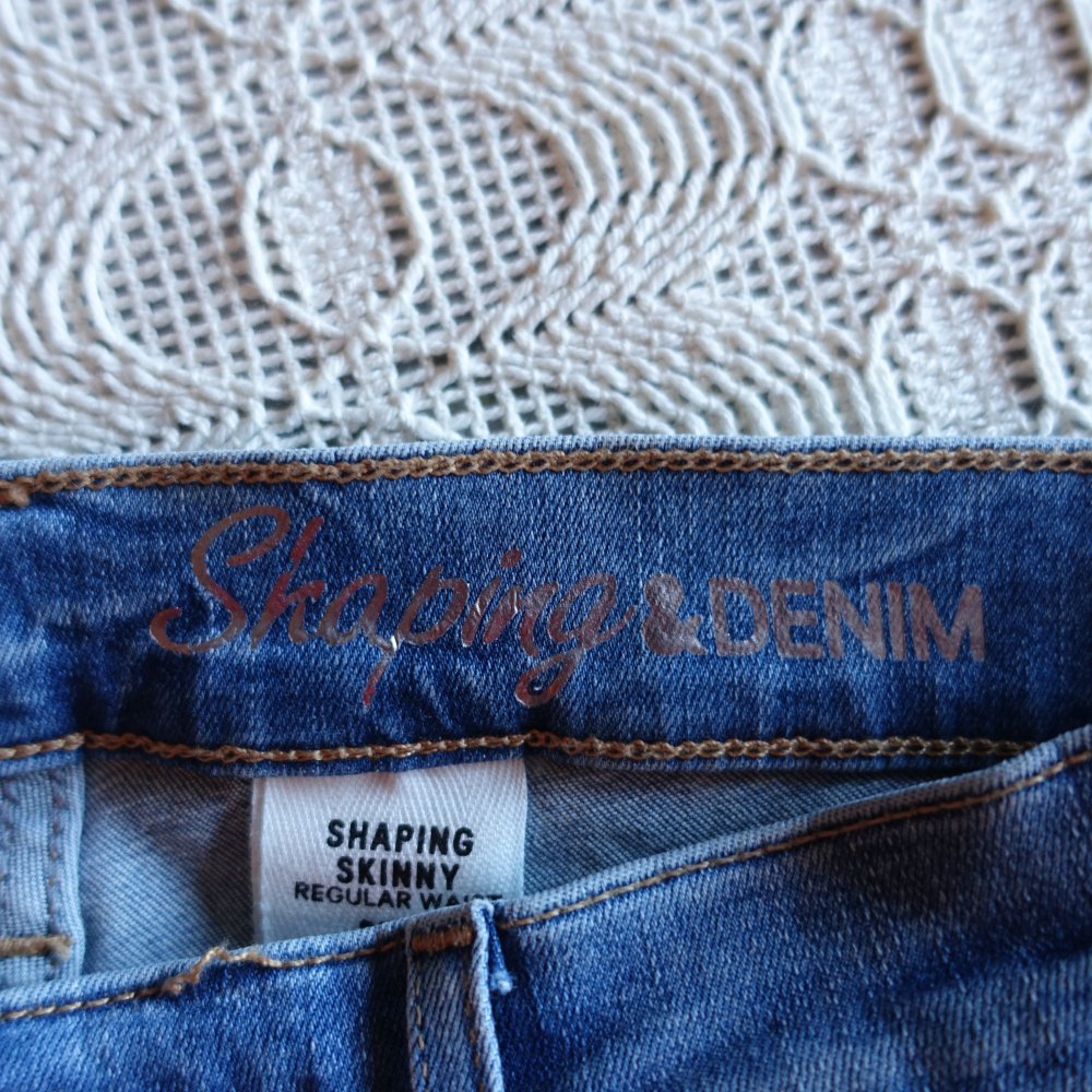 Jeans, Hose, Shaping Skinny, Regular Waist, Gr. 29/30, H&M