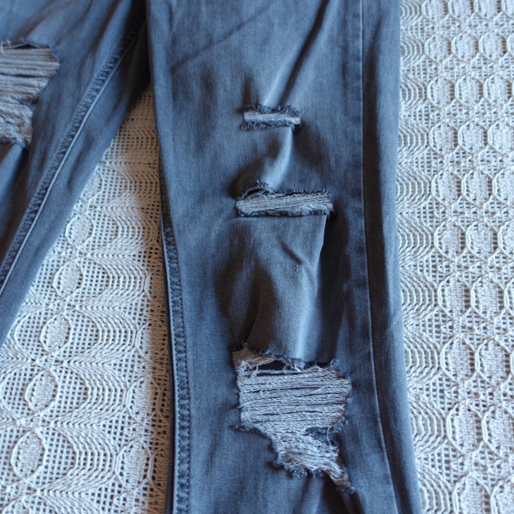 Jeans, Hose, Top Shop. W 28/32, ca. Gr. 36 ??, Top Shop, grau