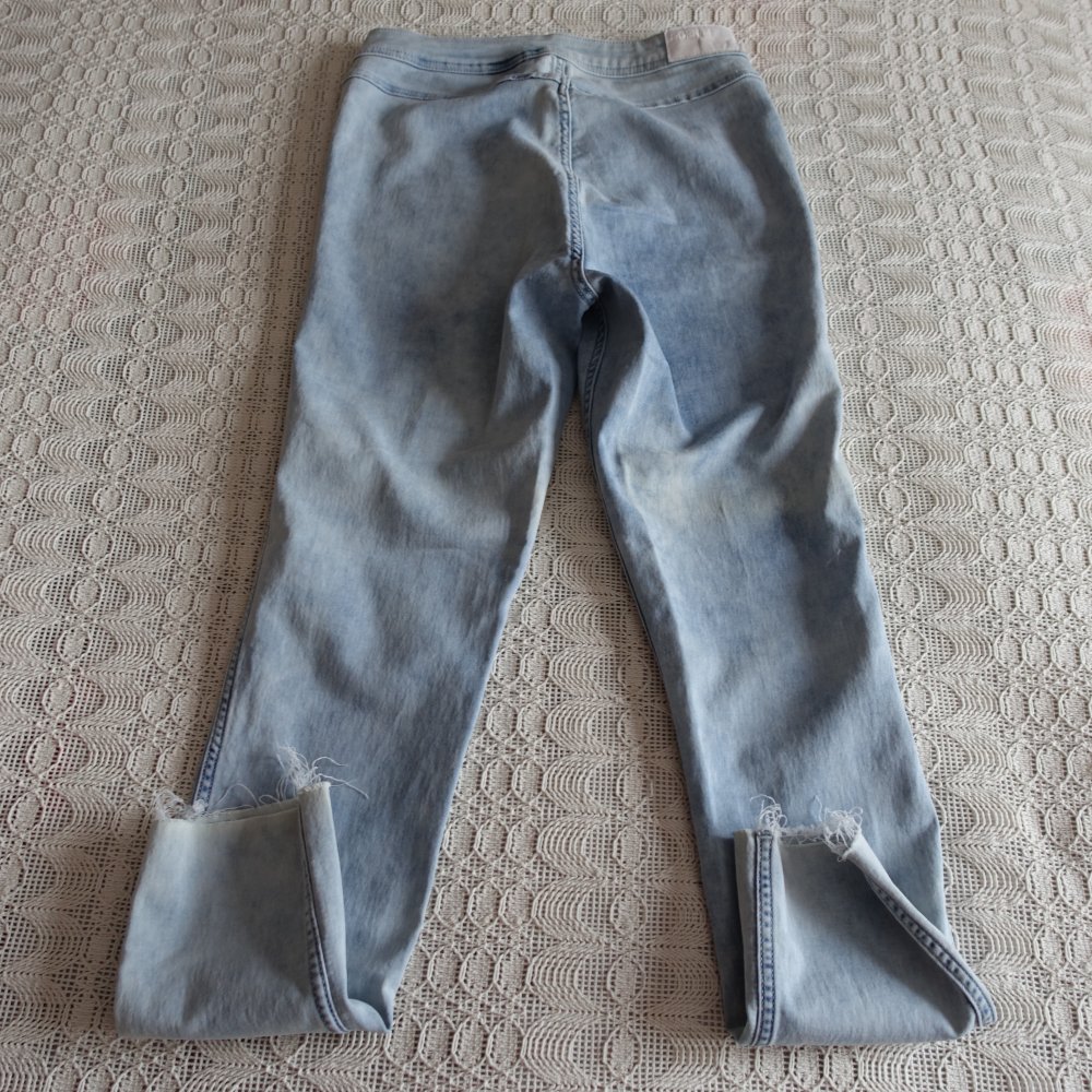 Jeans, Jeanshose, Skinny, Ankle, High Waist, Gr. 31, hellblau, H&M