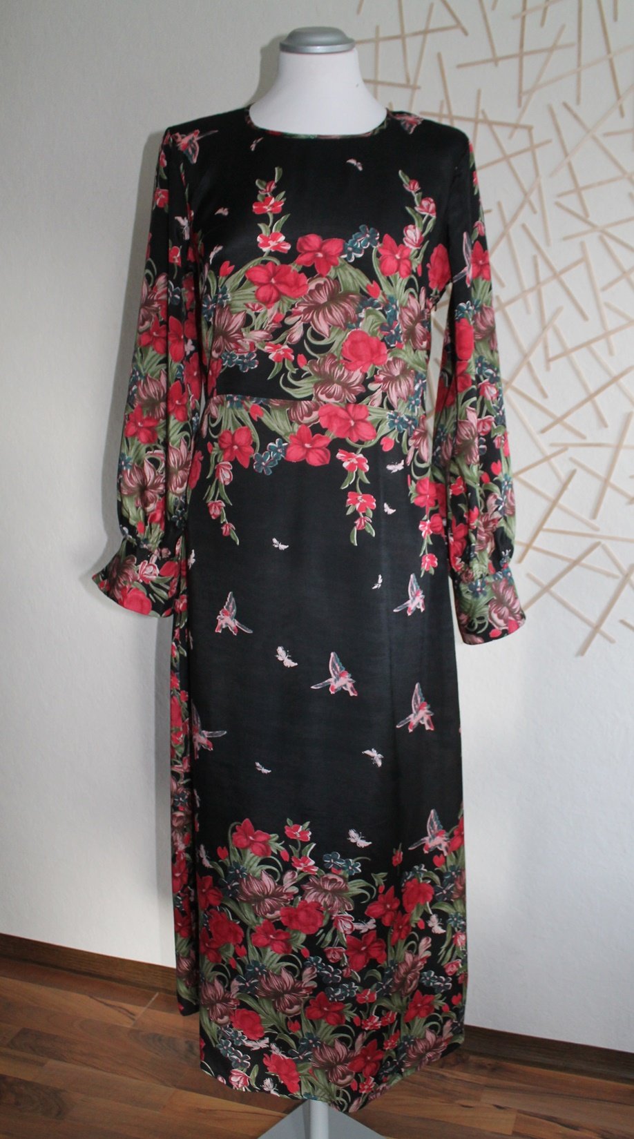 Indiska Blumen Maxikleid Kleid Gr. S/M TOP