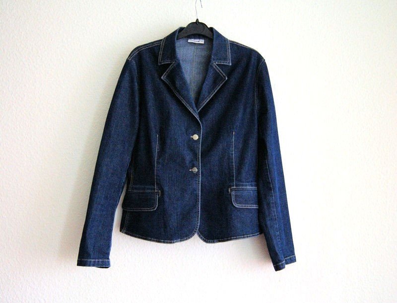 taillierte Jeansjacke * Jeansblazer * schlichter allrounder *