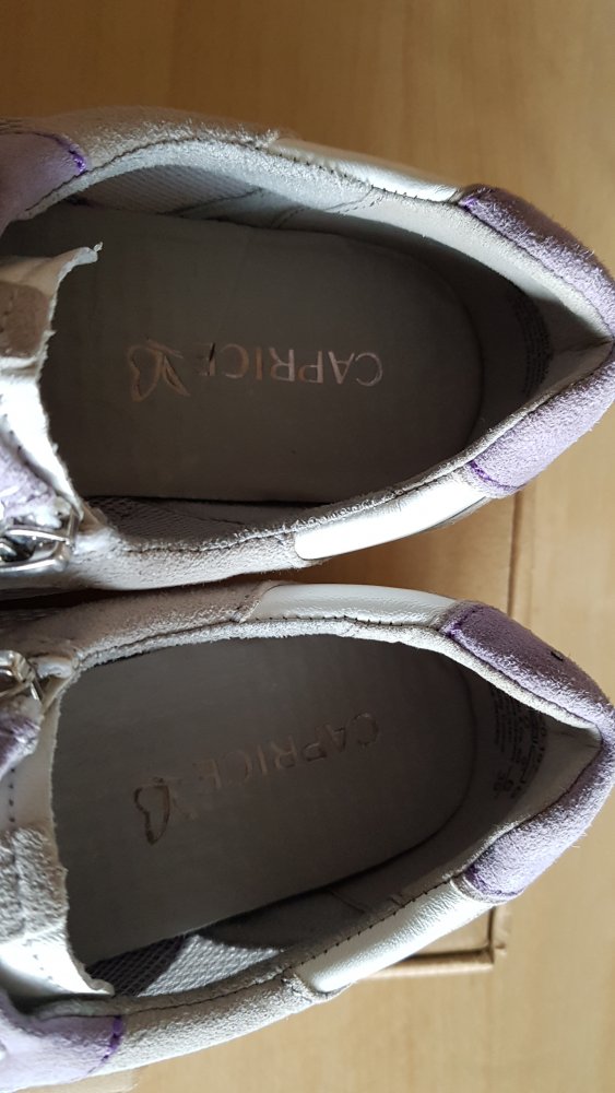 neue Caprice Sneaker Mesh exklusiv Gr. 39 - grau