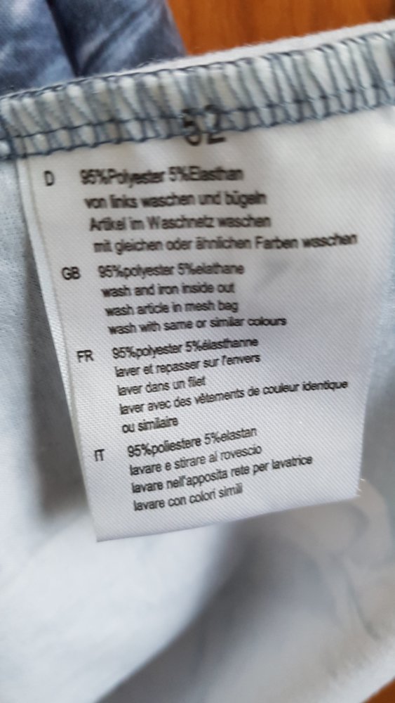 gemustertes Shirt Gr. 52 von Helena Vera (HSE 24) - dreiviertel Arm