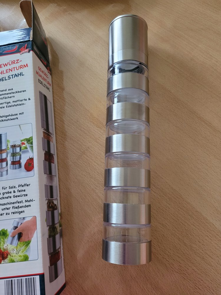 OVP - NEU - Gewürzmühlenturm Maxx Cusine