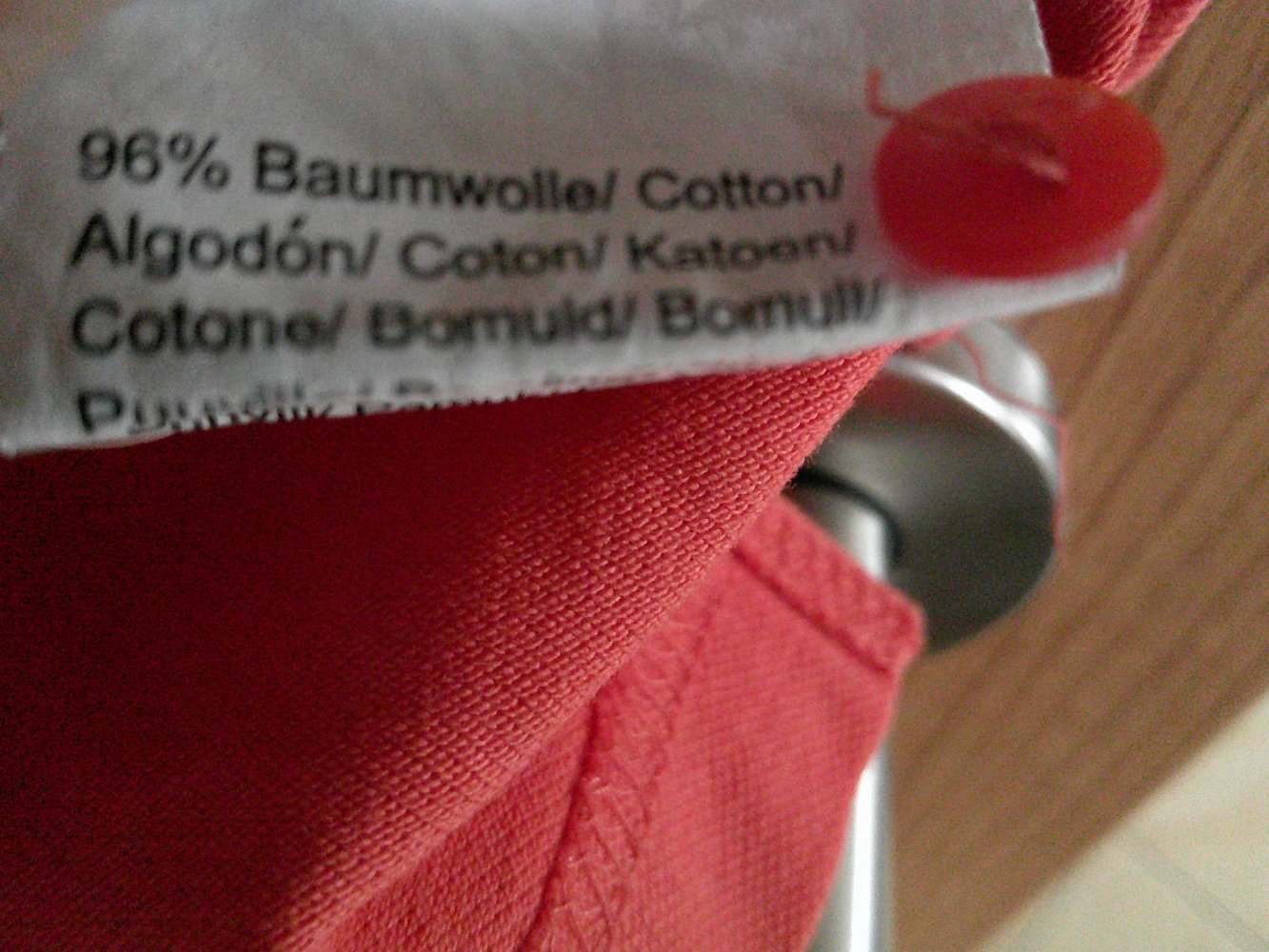 oranges Poloshirt Größe 38 von s.Oliver