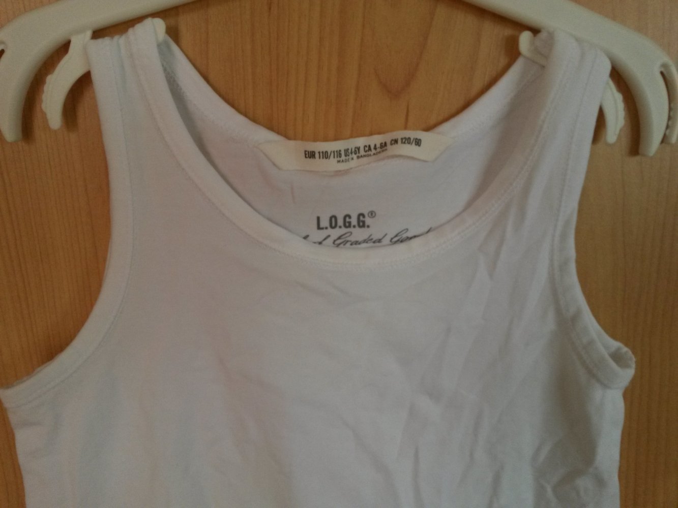 schönes, weißes Top in Gr. 110/116 von H&M kaum getragen