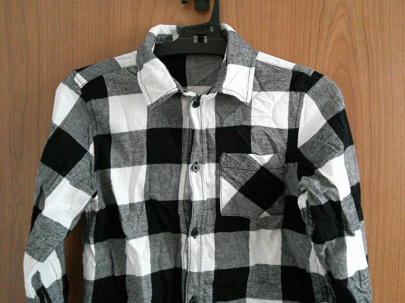 Hemd aus Baumwollflanell Gr. 134 von H&M