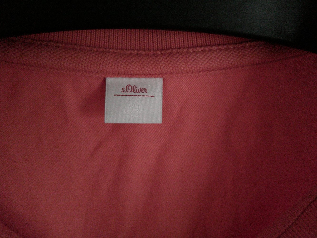 oranges Poloshirt Größe 38 von s.Oliver