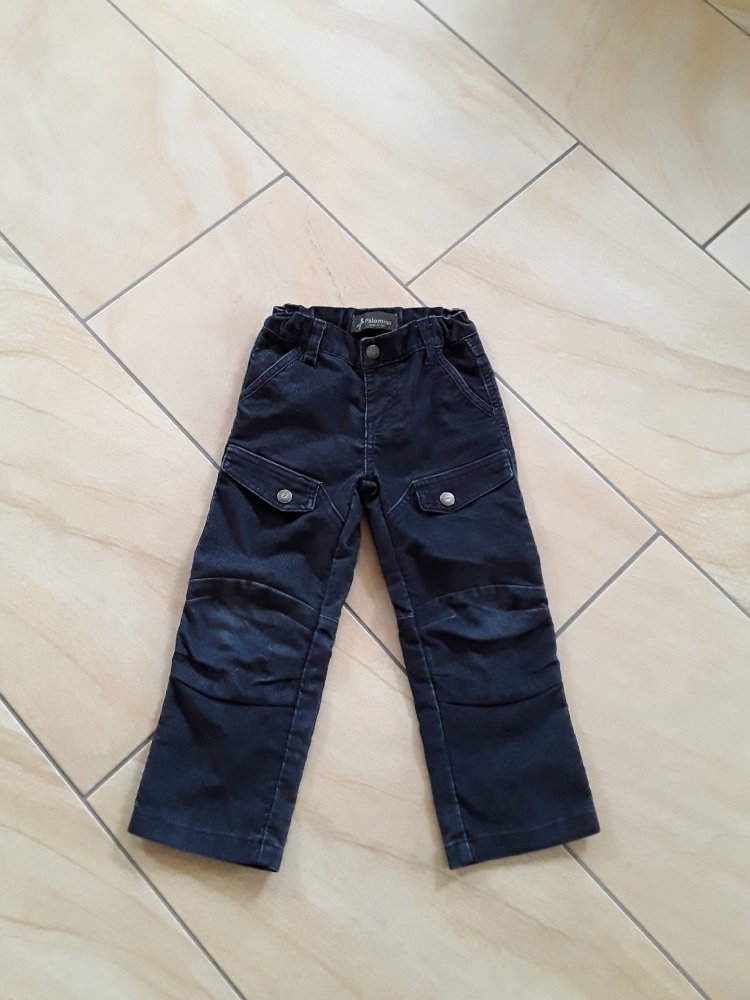 anthrazitfarbene Cordhose in Gr. 98