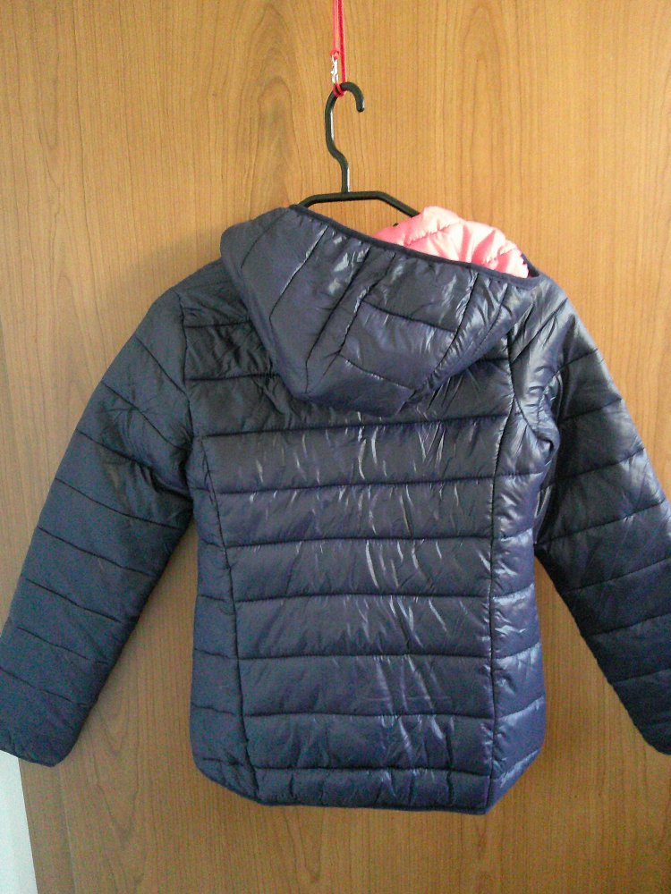 Steppjacke/ Übergangsjacke Jacke - 152 - blau / rosa - Pocopiano 