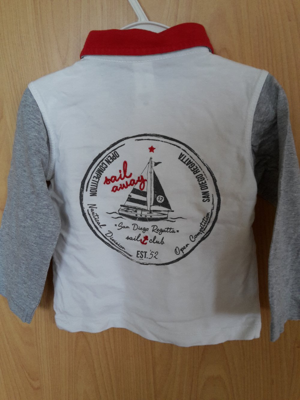 schönes Langarmshirt in Hemdoptik in Gr. 86 von C&A