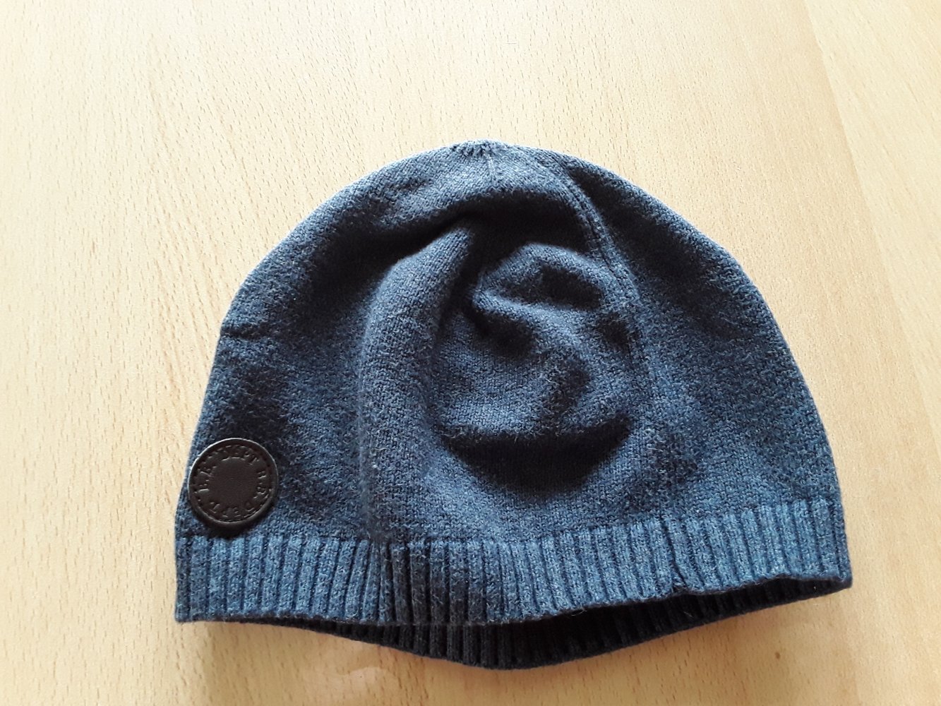 dünne dunkelblaue Mütze in Gr.86/92 von H&M