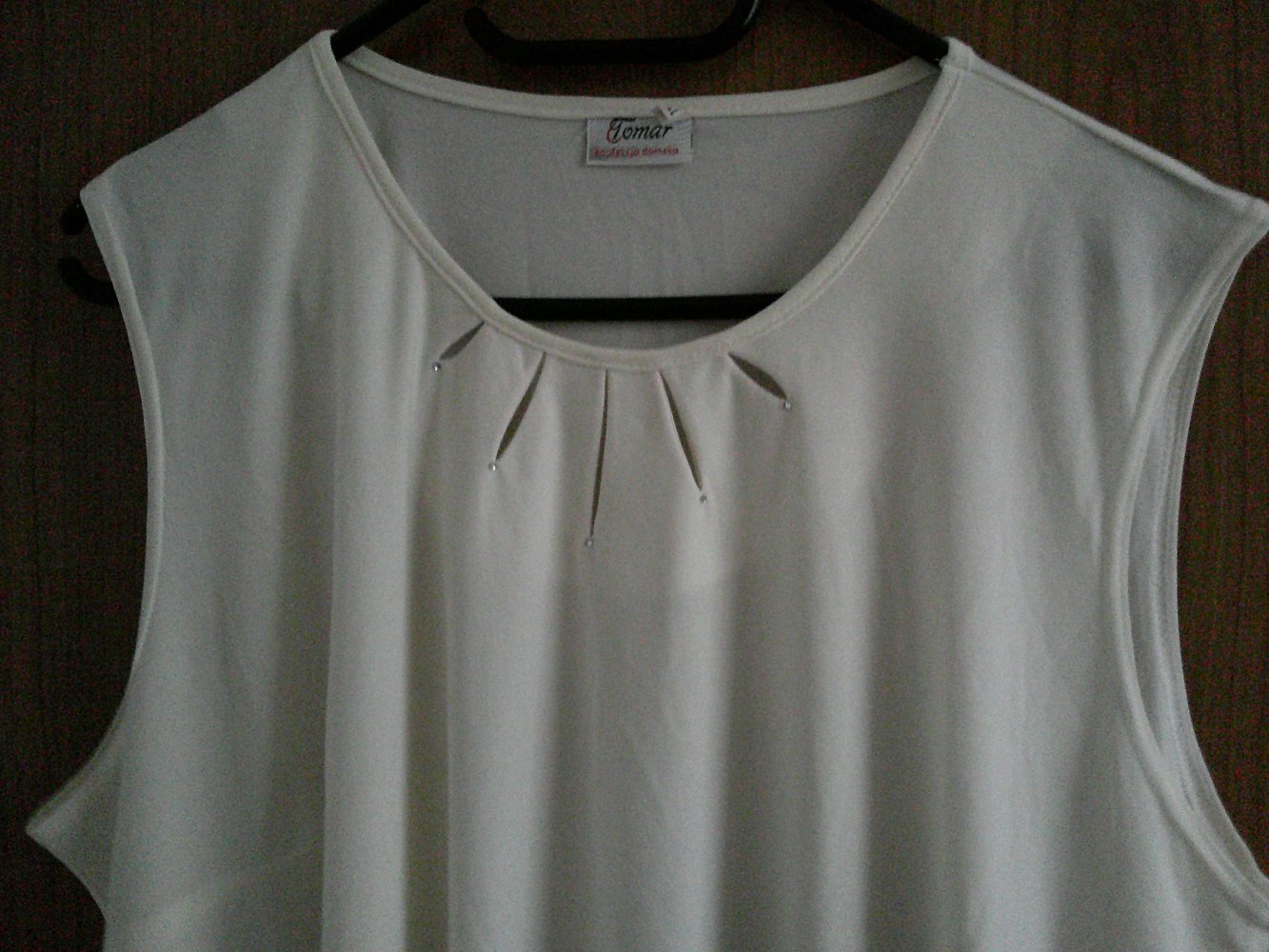 cremefarbenes Top Gr. XXXL