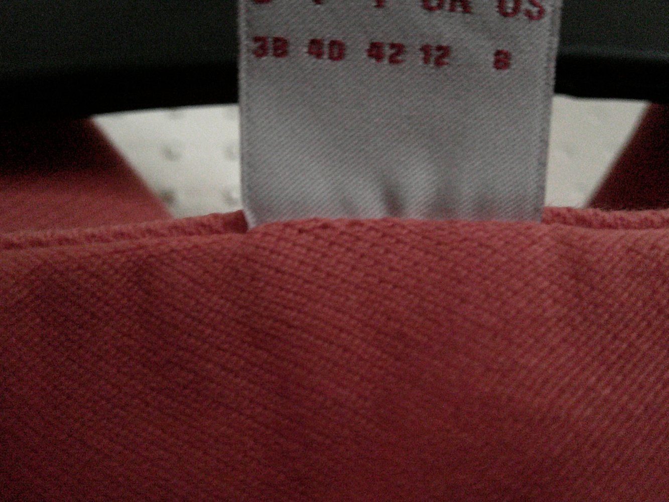 oranges Poloshirt Größe 38 von s.Oliver