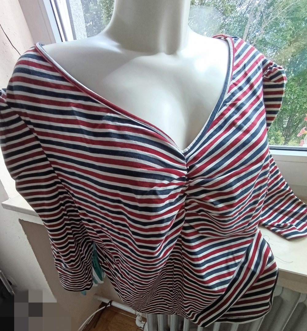 Curve Oberteil Shirt vintage-retro 48