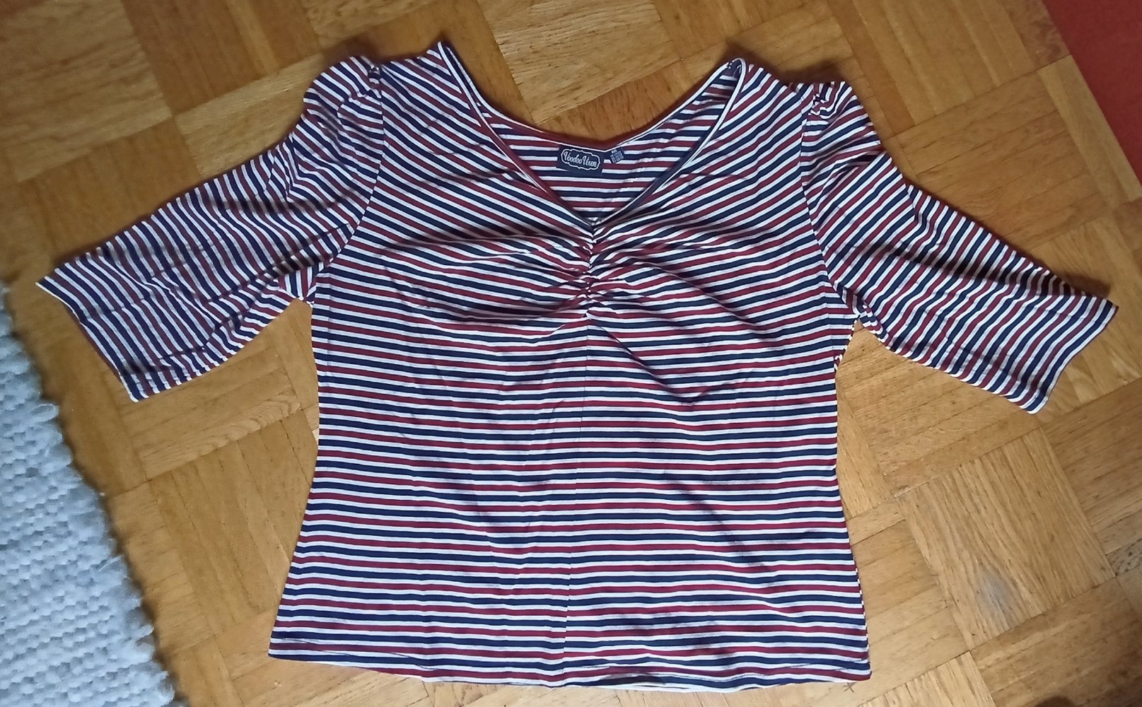 Curve Oberteil Shirt vintage-retro 48