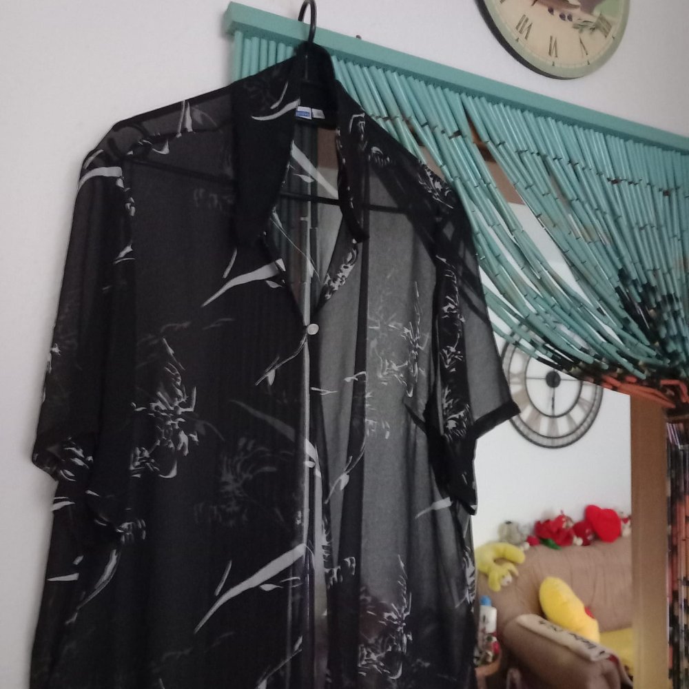 *** Chiffon ~ Long ~ Bluse ***